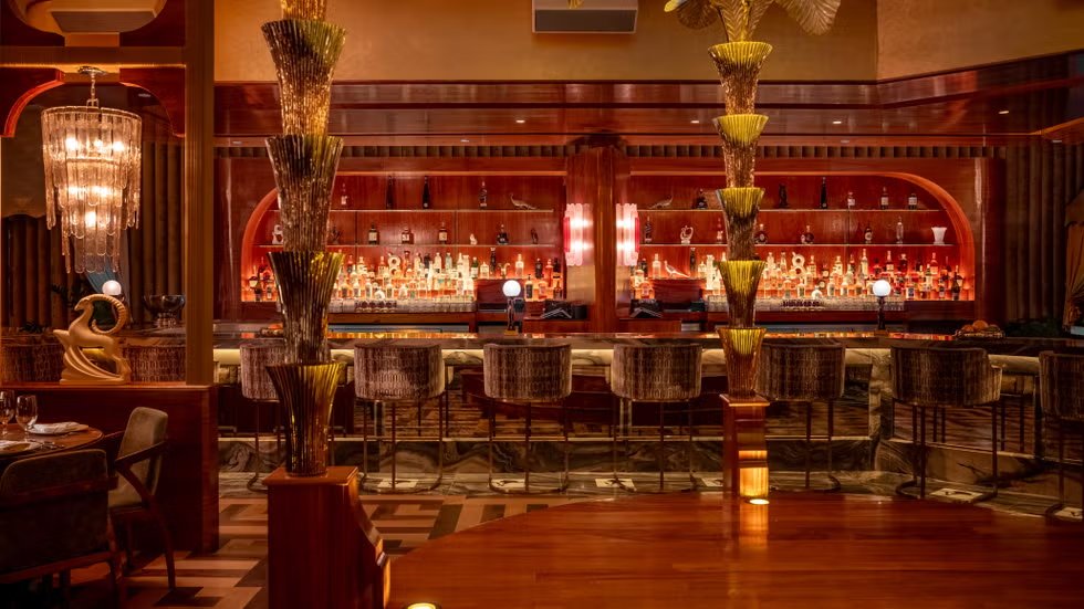 The bar at The Sullivan Club